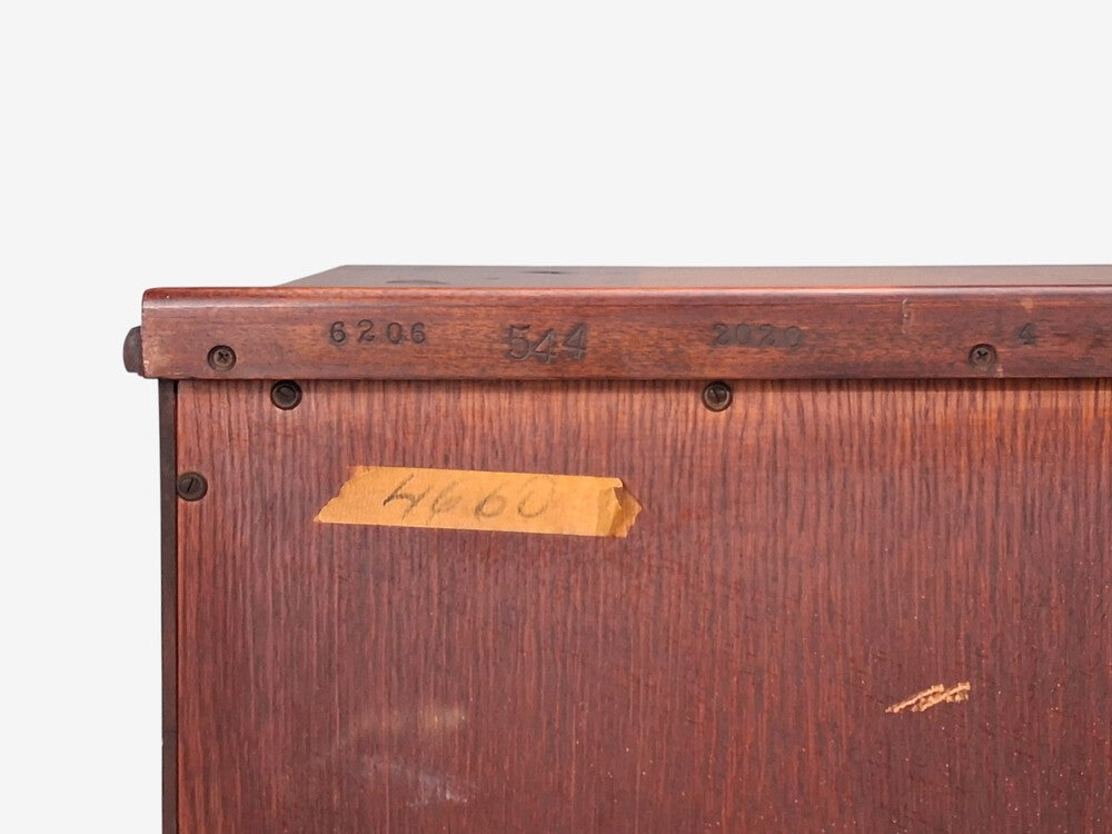 John Widdicomb, American Modern, Gentleman's Chest, Walnut, Brass, USA, 1960s