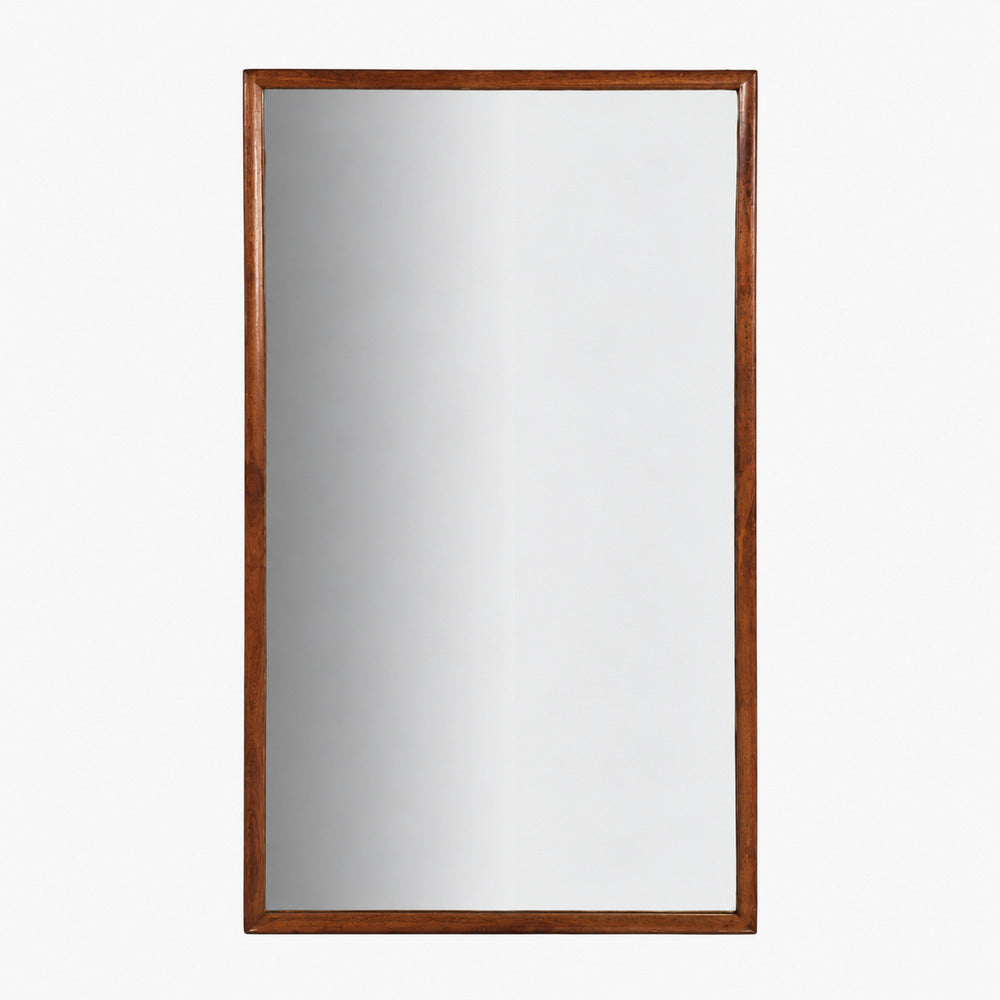 American Mid-Century Modern, Large Wall Mirror, Walnut, USA, 1950s
