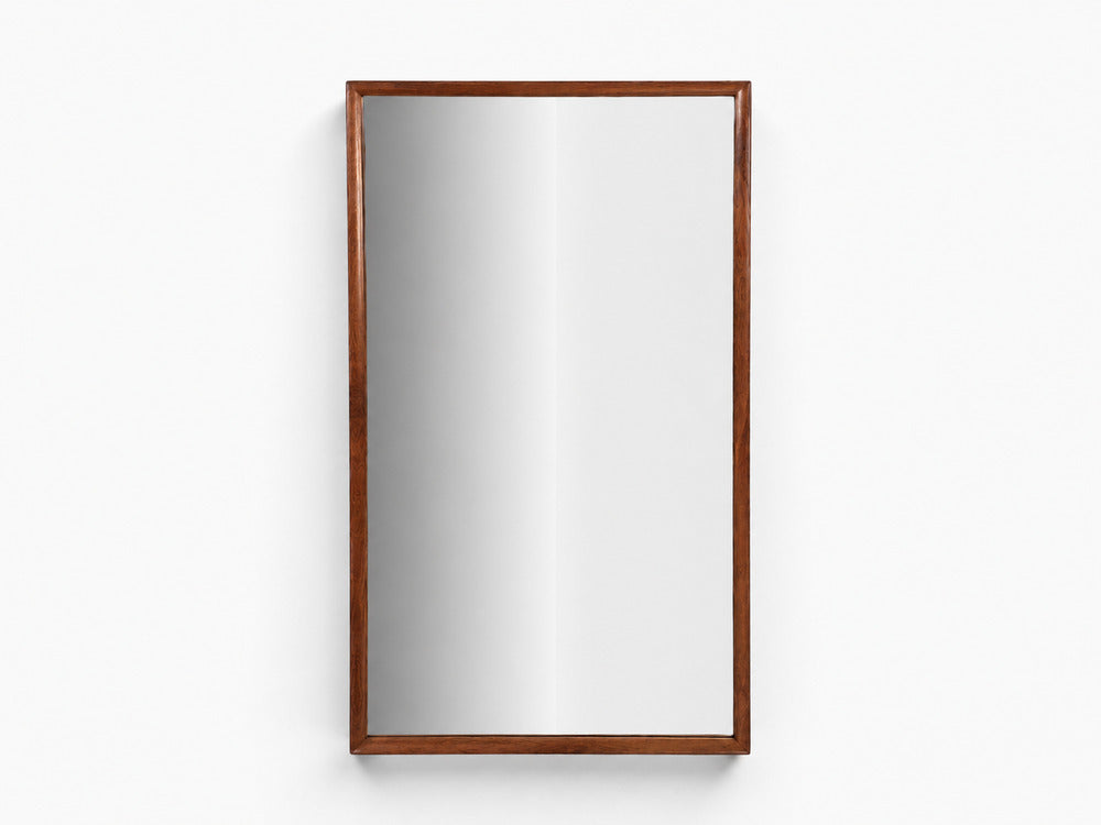 American Mid-Century Modern, Large Wall Mirror, Walnut, USA, 1950s