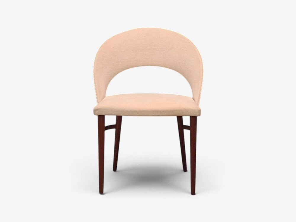 Bertil Fridhagen, Swedish Modern, Vanity Chair, Wood, Upholstery, Sweden, 1960s