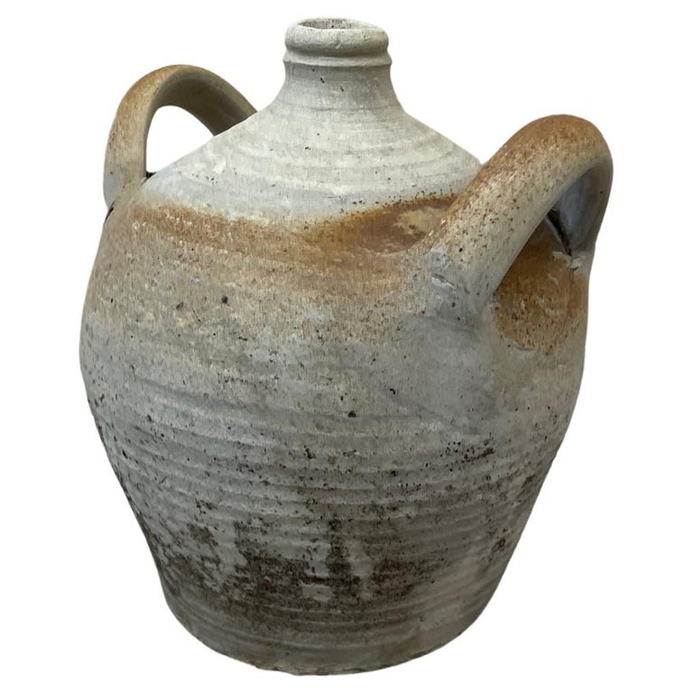 Vintage Mid-Century French Provincial Stoneware Pottery, Jar/Jug/Vase/Vessel