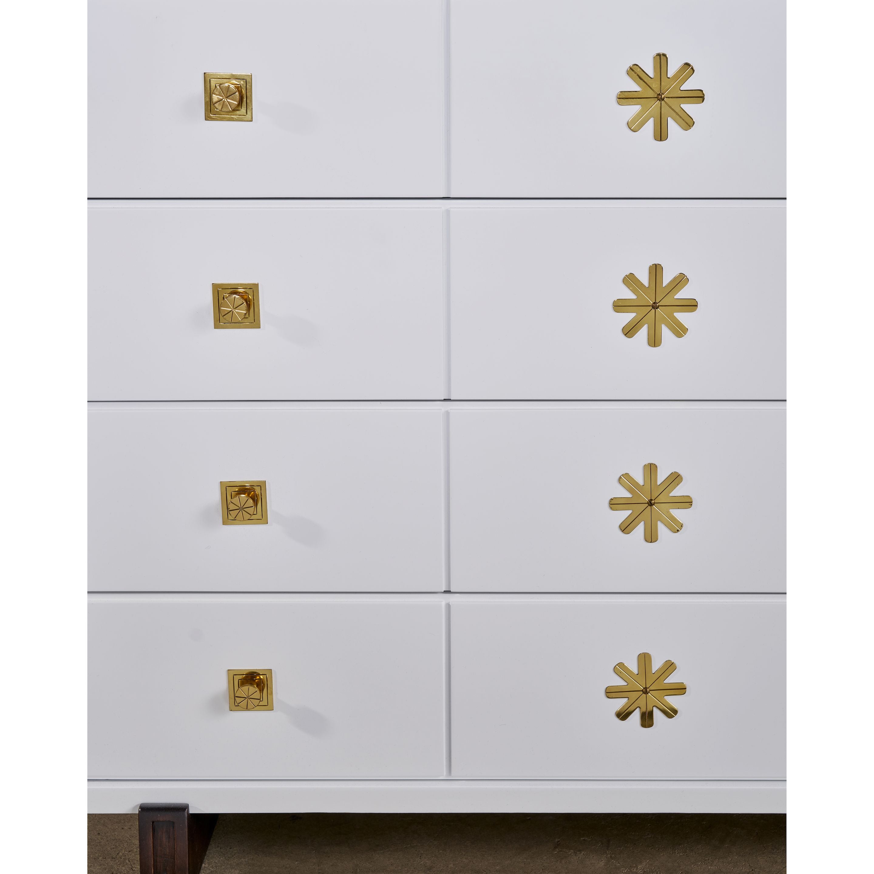 Tommi Parzinger Double Commode / Chest, Labeled, circa 1950